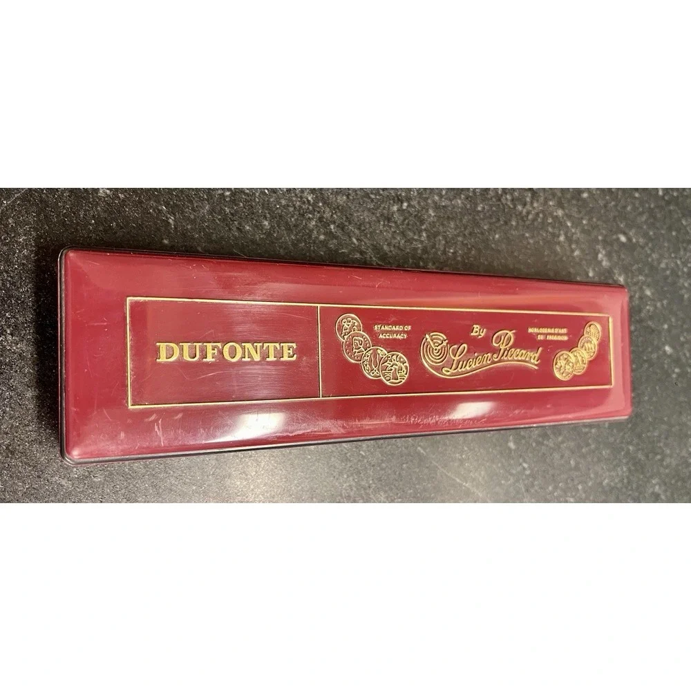 Vtg Women's Dufonte Quartz Watch by Lucien Piccard – Original Box – Battery Dead